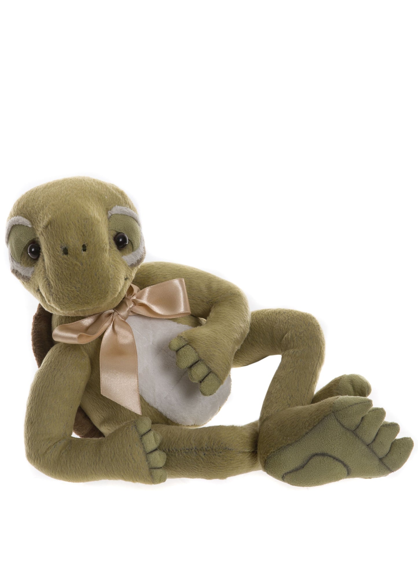 2019 Folklores and Fables Charlie Bear Slow Coach turtle with ribbon bow